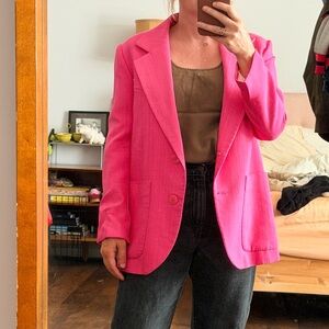 Sandro Vibrant Pink Blazer